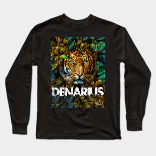 Tiger In The Bushes Long Sleeve T-Shirt